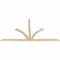 Ekena Millwork Richland Smooth Timber Gable Bracket, Douglas Fir, 96"W x 52"H x 1 1/2"D x 3 1/2"F, 13/12 Pitch GBW096X52X0204RIC00SDF - alternate 4